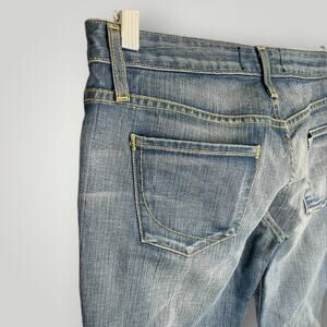 Y2k Paper Denim and Cloth Pants Madcap Flare Jeans Denim 29 Medium Wash Low Rise